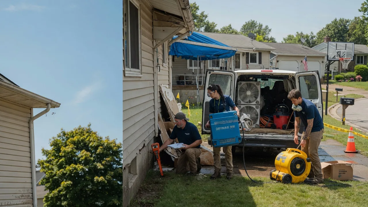 Ceiling Leak Cleanup in Burnside, PA near me